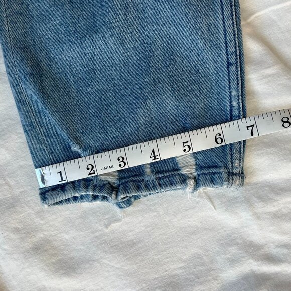 MOTHER Superior Tomcat Ankle Jeans Size 27 in Confession (Light Distressed Wash) - Picture 8 of 9